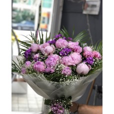 10 adet şakayık çiçek buketi  