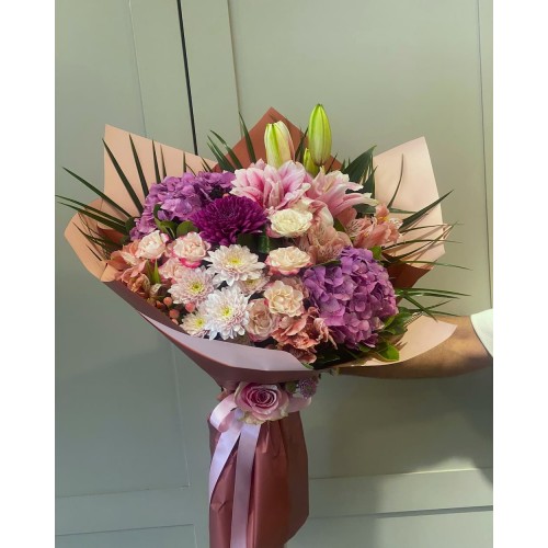 Pembe Düşler karışık Buketi Pembe Düşler karışık Buketi