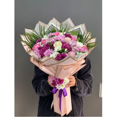 renkli çiçek tasarımı